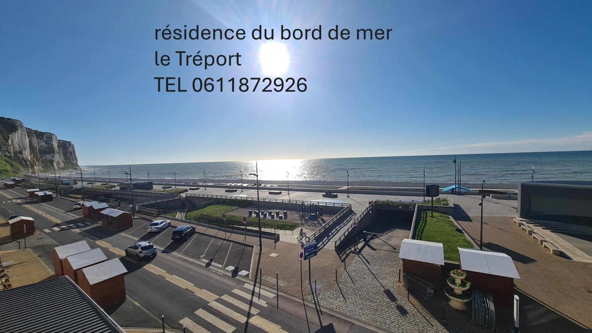 Residence Du Bord De Mer 9 Appartements Avec Une Vraie Vue Mer Le Tréport Esterno foto